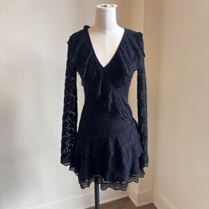 Black lace Love Shack Fancy